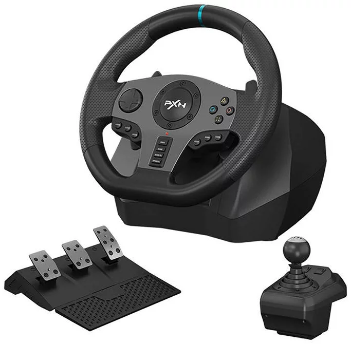 E-shop Herný ovládač Gaming Wheel PXN-V9 (PC / PS3 / PS4 / XBOX ONE / XBOX SERIES S&X / SWITCH) (6948052900333)