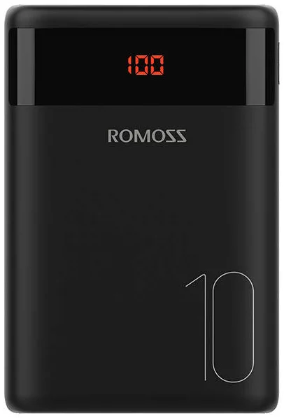 Levně Nabíječka Romoss Ares 10 Powerbank 10000mAh (black) (6958377509449)