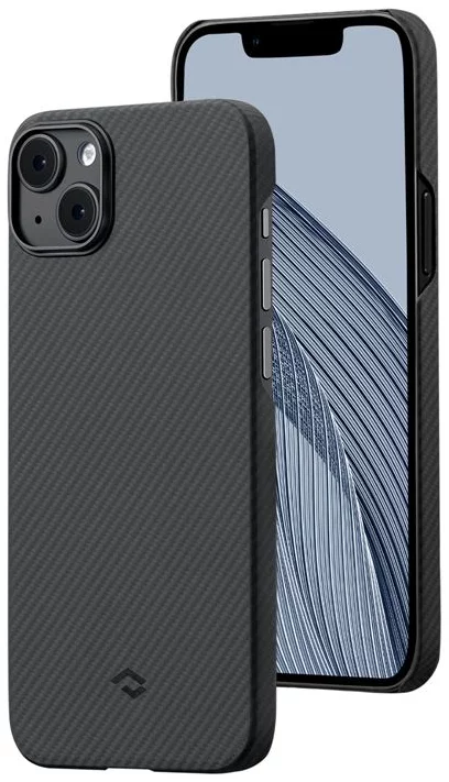Levně Kryt Pitaka MagEZ 3 600D case, black/grey - iPhone 14 Plus (KI1401MA)