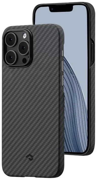E-shop Kryt Pitaka MagEZ 3 1500D case, black/grey - iPhone 14 Pro Max (KI1401PM)