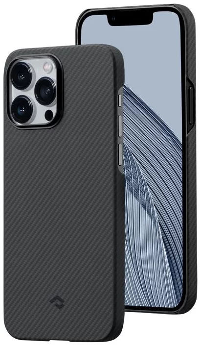 Levně Kryt Pitaka MagEZ 3 600D case, black/grey - iPhone 14 Pro Max (KI1401PMA)