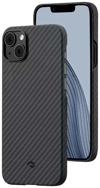 Levně Kryt Pitaka MagEZ 3 1500D case, black/grey - iPhone 14 (KI1401)