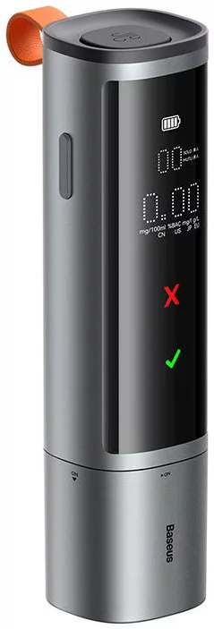 Alkotest Baseus SafeJourney Pro Electronic Breathalyzer (Grey)  (6932172619374)