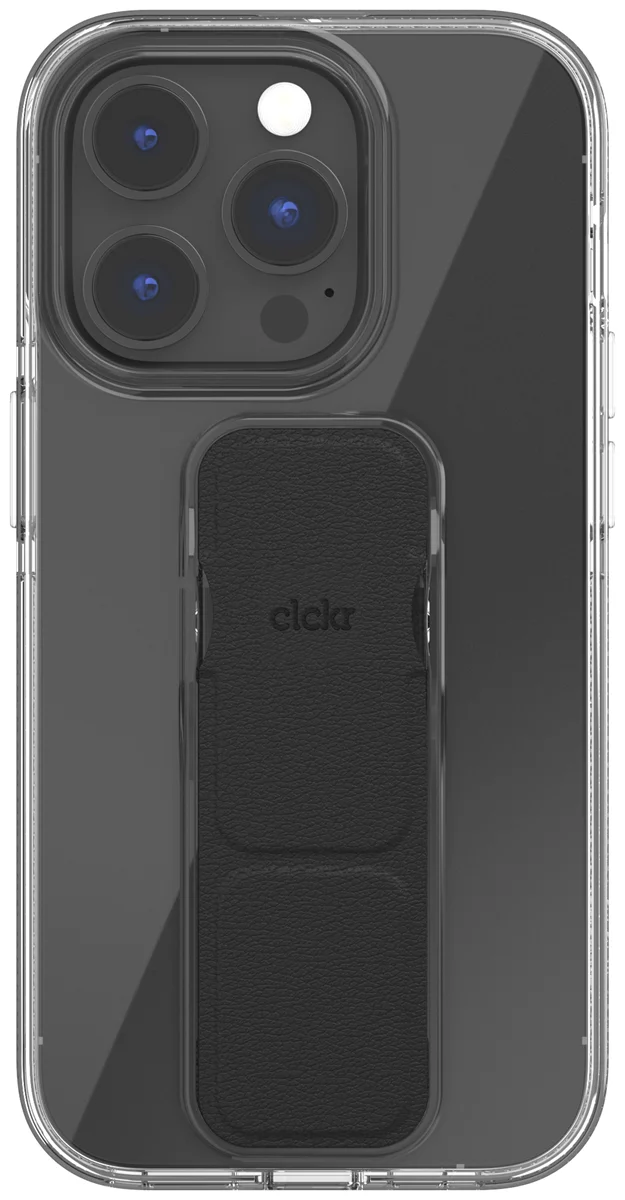 Huse CLCKR Gripcase Clear ALL for iPhone 14 Pro clear black (50791)