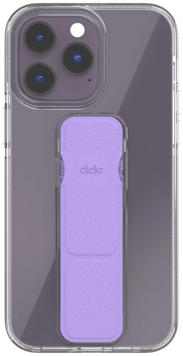 Huse CLCKR Gripcase Clear for iPhone 14 Pro Max clearurple (50953)