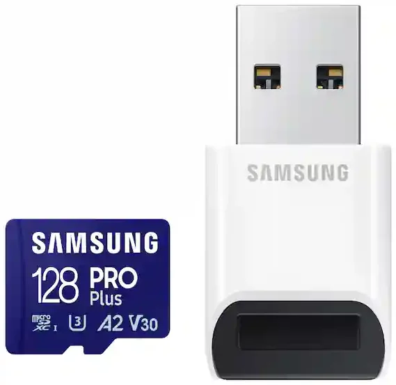 Levně Paměťová karta Samsung micro SDXC 128GB PRO Plus + USB adapter (MB-MD128SB/WW)