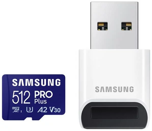 Pamäťová karta Samsung micro SDXC 512GB PRO Plus + USB adapter (MB-MD512SB/WW)