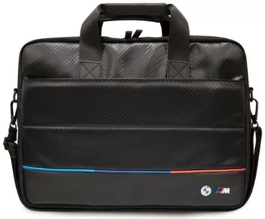 Levně Bag BMW 16" black Carbon Tricolor (BMCB15PUCARTCBK)