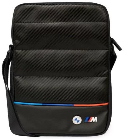 Levně Bag BMW Tablet 10" black Carbon&Nylon Tricolor (BMTB10PUCARTCBK)