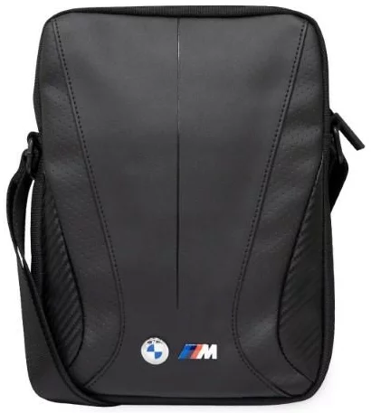 Levně Bag BMW Tablet 10" black Carbon&Leather (BMTB10SPCTFK)