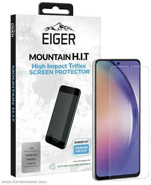 Eiger Mountain H.I.T Screen Protector (1 Pack) for Samsung Galaxy A54 5G in Clear / Transparent (EGSP00887)