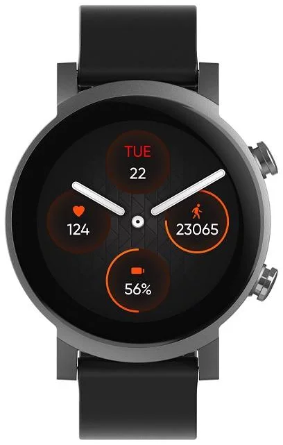 Levně Smart hodinky Smartwatch Mobvoi TicWatch E3, Panther Black (6940447103213)