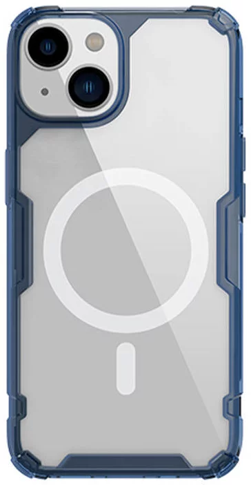 Levně Kryt Nillkin Nature TPU Pro Magnetic Case for Apple iPhone 14, Blue (6902048248588)