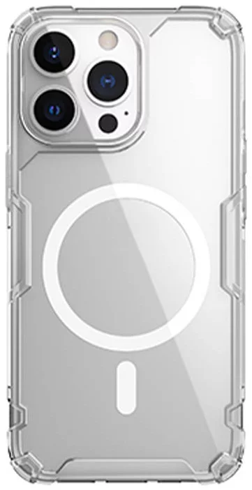 Levně Kryt Nillkin Nature TPU Pro Magnetic Case for Apple iPhone 13 Pro, White (6902048230408)