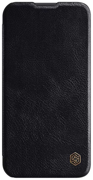 Levně Pouzdro Nillkin Qin Pro Leather Case for iPhone 14 Pro Max, Black (6902048249011)