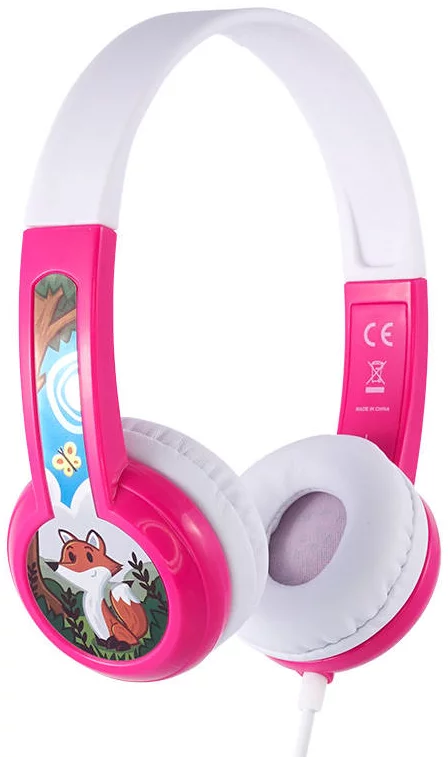 E-shop Slúchadlá Wired headphones for kids Buddyphones DiscoverFun, Pink (630282193048)
