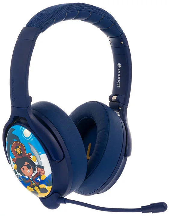 Levně Sluchátka Wireless headphones for kids Buddyphones Cosmos Plus ANC, Deep Blue (4897111740200)