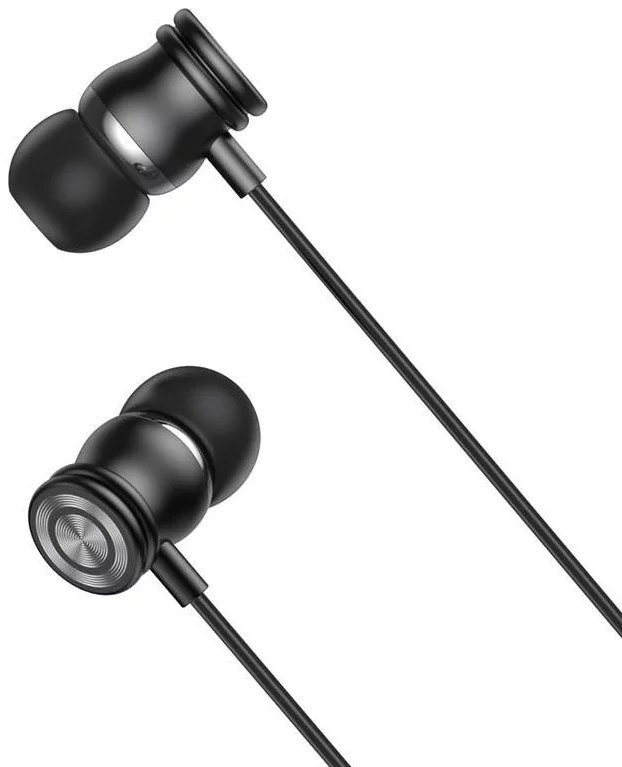 Levně Sluchátka Wired Earbuds XO EP56, Black (6920680829705)