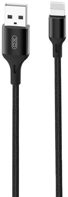 Levně Kabel Cable USB to Lightning XO NB143, 1m, black (6920680870707)