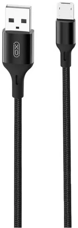 Levně Kabel Cable USB to Micro USB XO NB143, 1m, black (6920680870660)