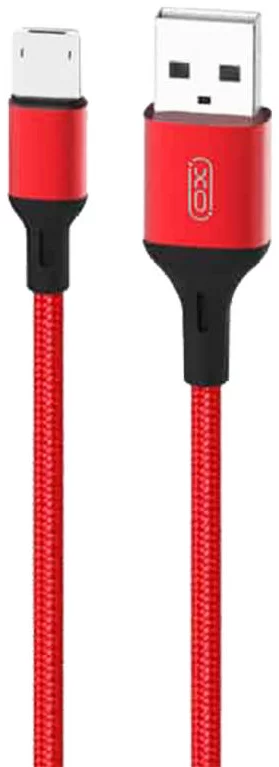 Levně Kabel Cable USB to Micro USB XO NB143, 2m, red (6920680870837)