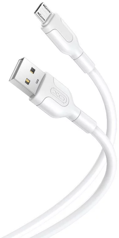Levně Kabel Cable USB to Micro USB XO NB212 2.1A 1m, white (6920680827794)