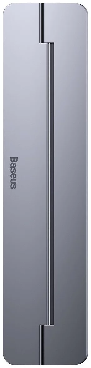 Levně Podložka pod notebook Baseus Self-adhesive aluminum holder for MacBook ultra, dark gray (6953156217539)