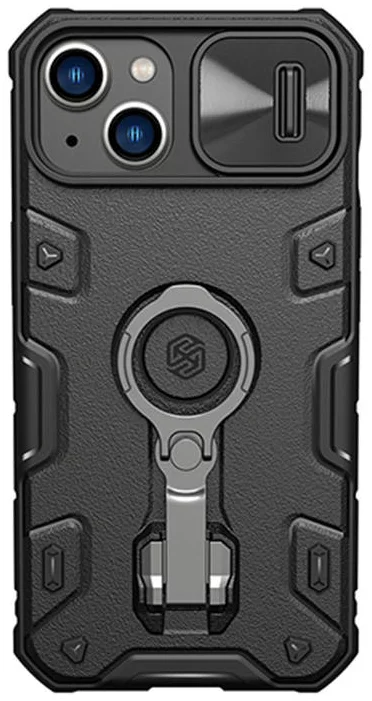 Levně Kryt Case Nillkin CamShield Armor Pro for iPhone 14 Plus, black (6902048248717)