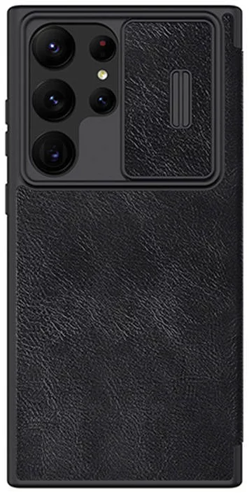 E-shop Púzdro Nillkin Qin Leather Pro case for SAMSUNG S23 Ultra, black (6902048258549)