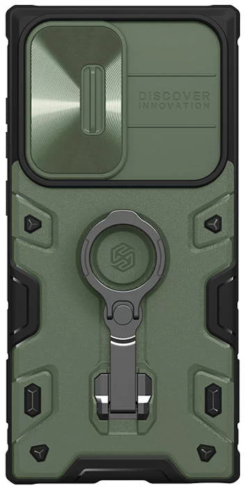 Levně Kryt Nillkin CamShield Armor Pro case for Samsung Galaxy S23 Ultra, dark green (6902048258372)
