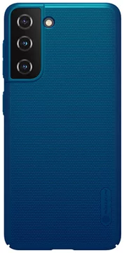 Nillkin Super Frosted Shield Hülle für Samsung Galaxy S21 FE 5G, blau (6902048221215)  