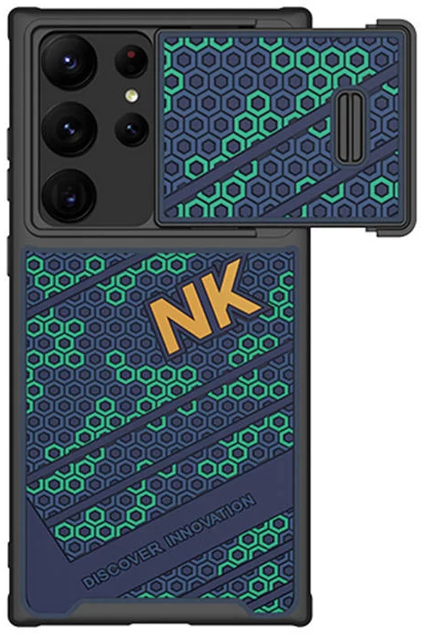 Levně Kryt Nillkin Striker case for Samsung Galaxy S23 Ultra, Blue Green (6902048258846)