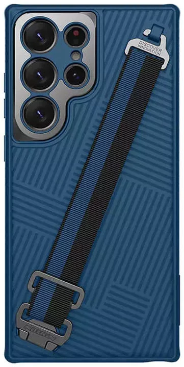 Levně Kryt Nillkin Strap case for Samsung Galaxy S23 Ultra, Blue (6902048258471)