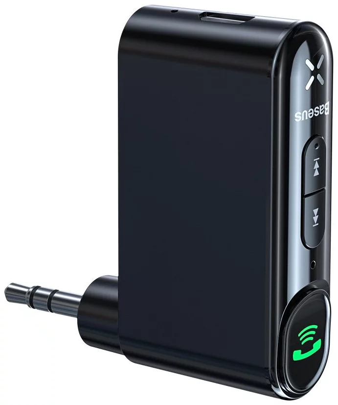 E-shop Adaptér Baseus Qiyin AUX Car Bluetooth Receiver Black (6932172626969)