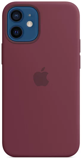 Levně Kryt iPhone 12 mini Silicone Case with MagSafe Plum/SK (MHKQ3ZM/A)