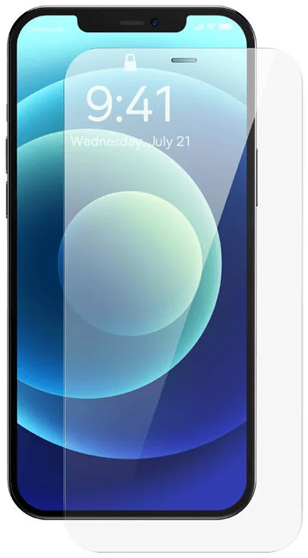 Baseus-Protector de pantalla para iPhone, cristal templado HD de 0,3mm, a  prueba de polvo