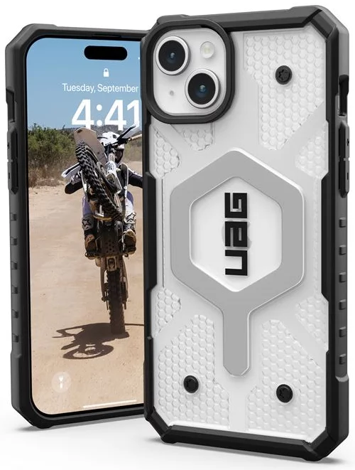Case UAG Pathfinder MagSafe, ice iPhone 15 Plus (114311114343)