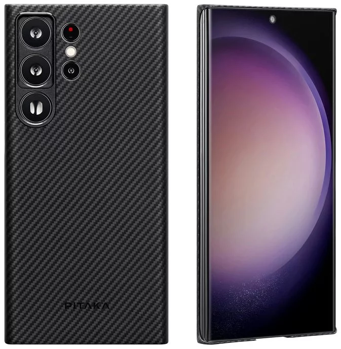 E-shop Kryt Pitaka MagEZ 3 case, black/grey - Samsung Galaxy S23 Ultra (KS2301U)