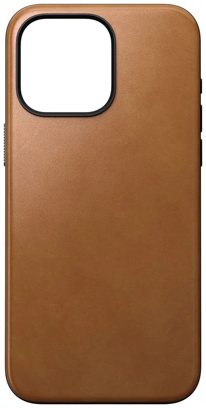 Levně Kryt Nomad Modern Leather Case, english tan - iPhone 15 Pro Max (NM01620785)
