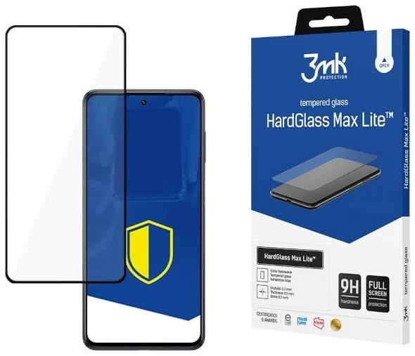 Levně Ochranné sklo 3MK HardGlass Max Lite Samsung Galaxy M54 black Fullscreen Glass Lite (5903108521420)