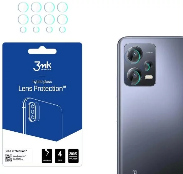 Ochranné sklo 3MK Lens Protect Redmi Note 12 Pro/Pro+ Camera lens protection 4 pcs (5903108520478)