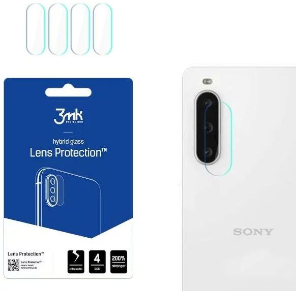 Ochranné sklo 3MK Lens Protect Sony Xperia 10 V Camera lens protection 4 pcs (5903108520584)