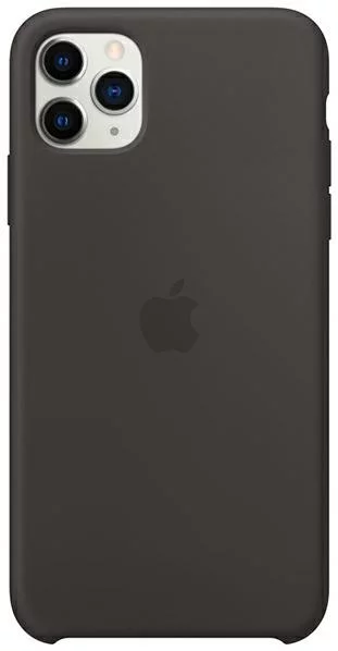 Levně Kryt Apple iPhone 11 Pro Max black Silicone Case (MX002ZE/A)