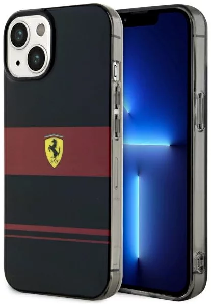 Levně Kryt Ferrari iPhone 14 6.1" black hardcase IMD Combi Magsafe (FEHMP14SUCOK)