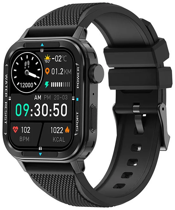 Smart hodinky Smartwatch Colmi M41, black (6972436984299)