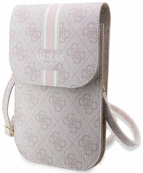 Levně Guess Handbag pink 4G Stripes (GUWBP4RPSP)