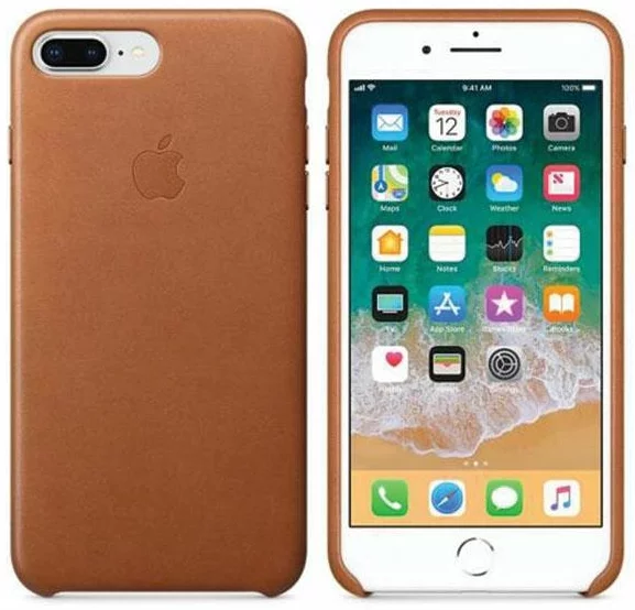 Levně Kryt Apple MQHK2ZE/A iPhone 7/8 Plus saddle brown Leather Case (MQHK2ZE/A)