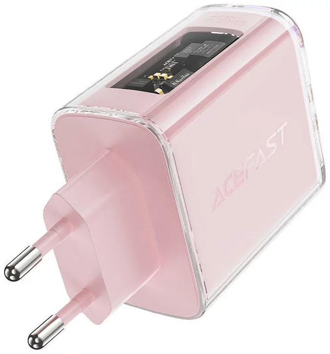 Nabíječka Wall charger Acefast A45, 2x USB-C, 1xUSB-A, 65W PD (pink)