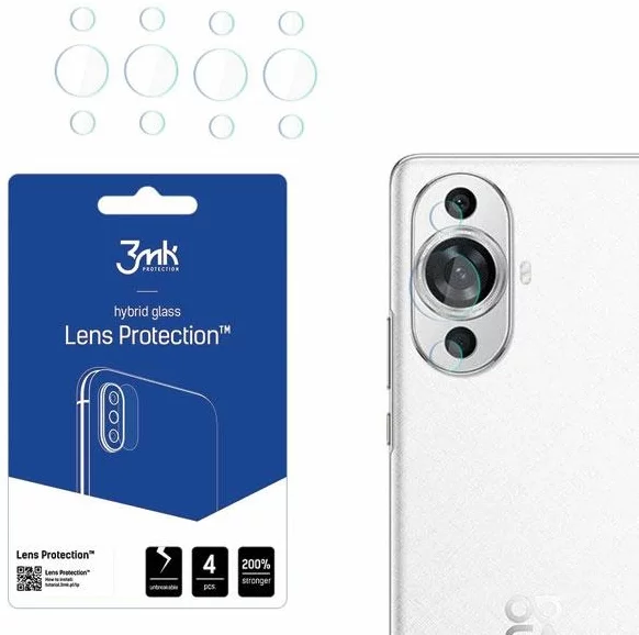 Ochranné sklo 3MK Lens Protect Huawei Nova 11 Pro Camera lens protection 4 pcs