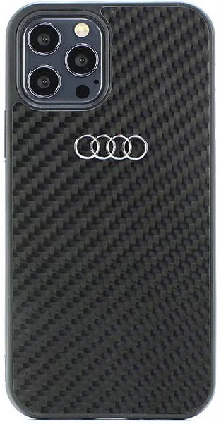 Levně Kryt Audi Carbon Fiber iPhone 12/12 Pro 6.1" black hardcase AU-TPUPCIP12P-R8/D2-BK (AU-TPUPCIP12P-R8/D2-BK)